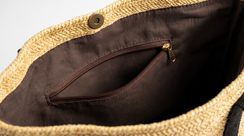 Straw Beach Bag