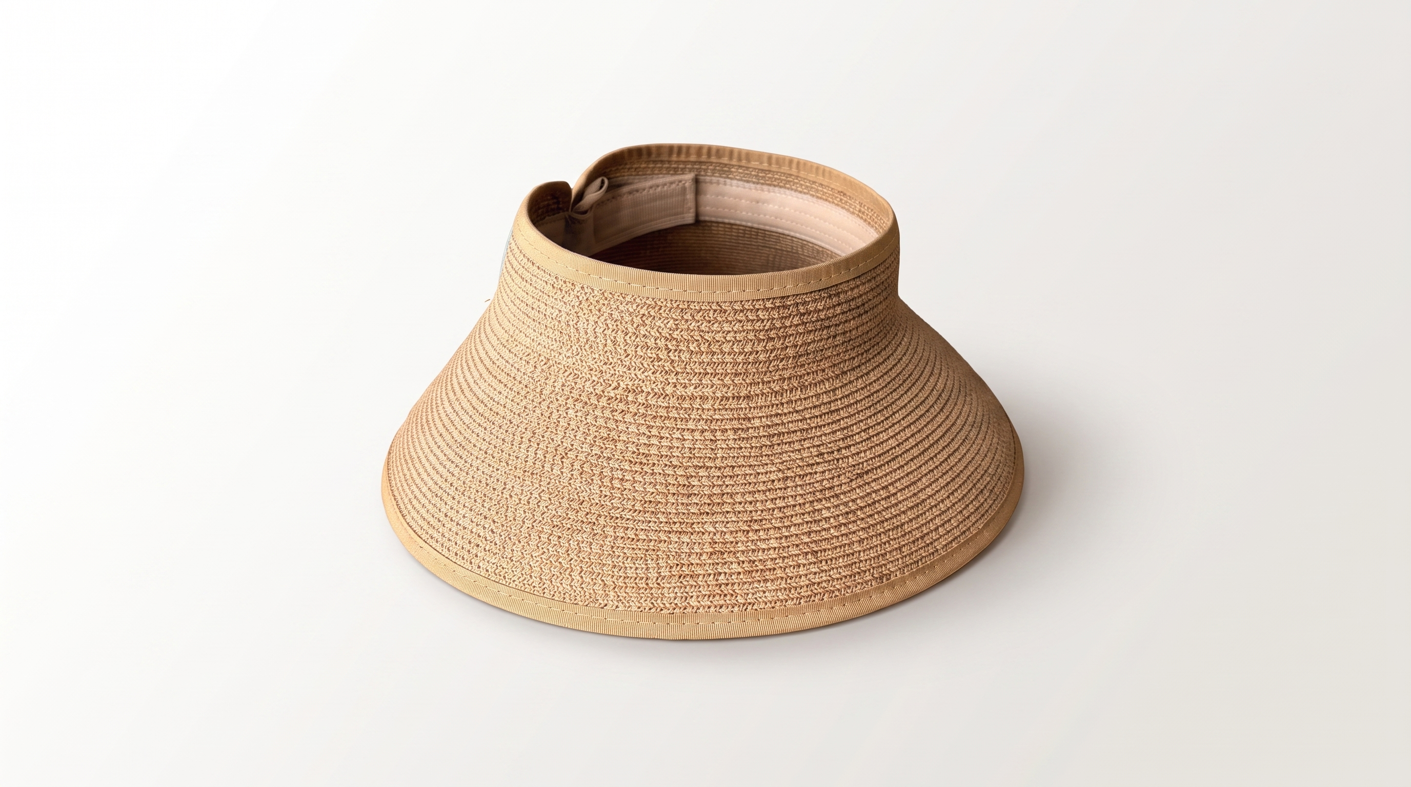 Packable Raffia Sun Visor