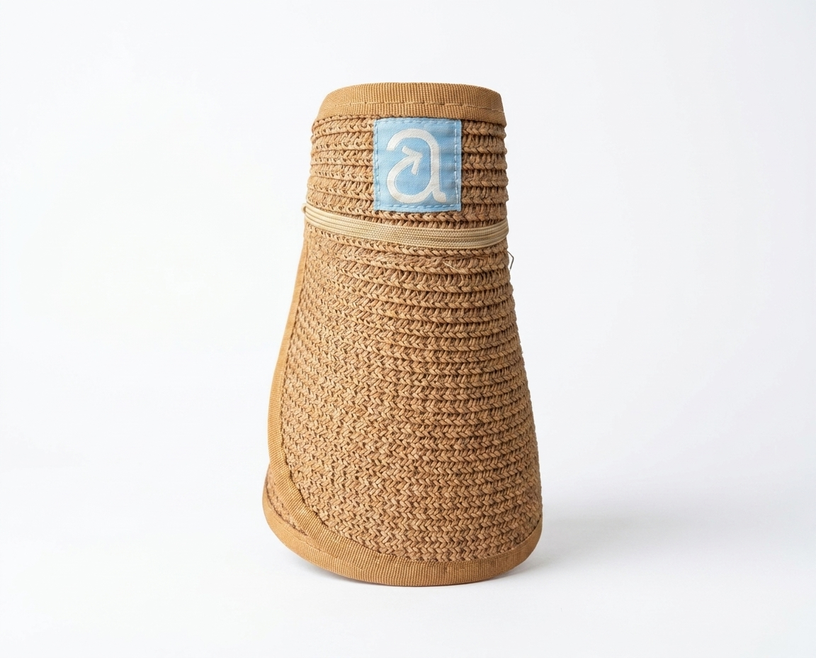 Packable Raffia Sun Visor
