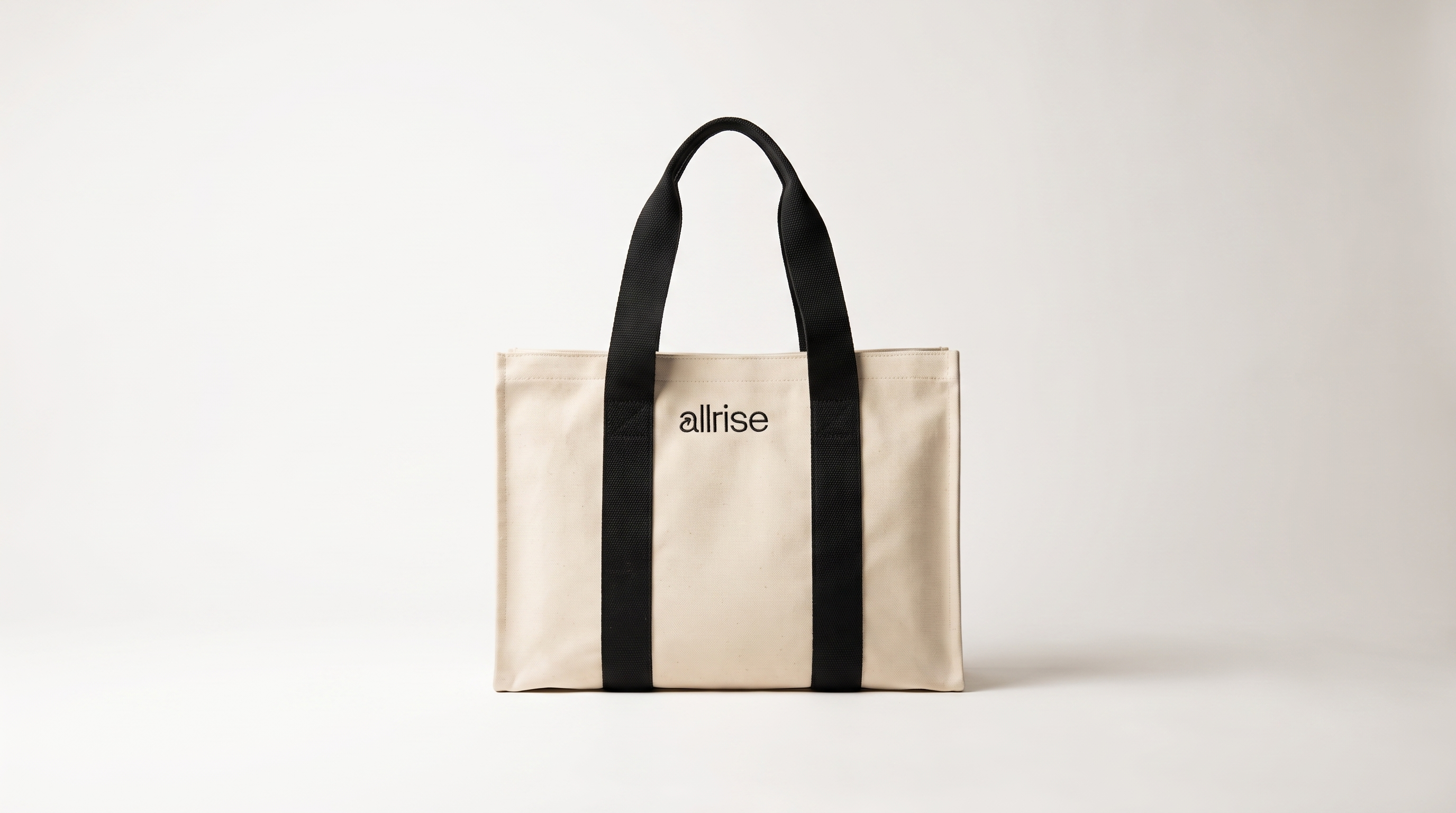 Everyday Canvas Tote - Black Strap