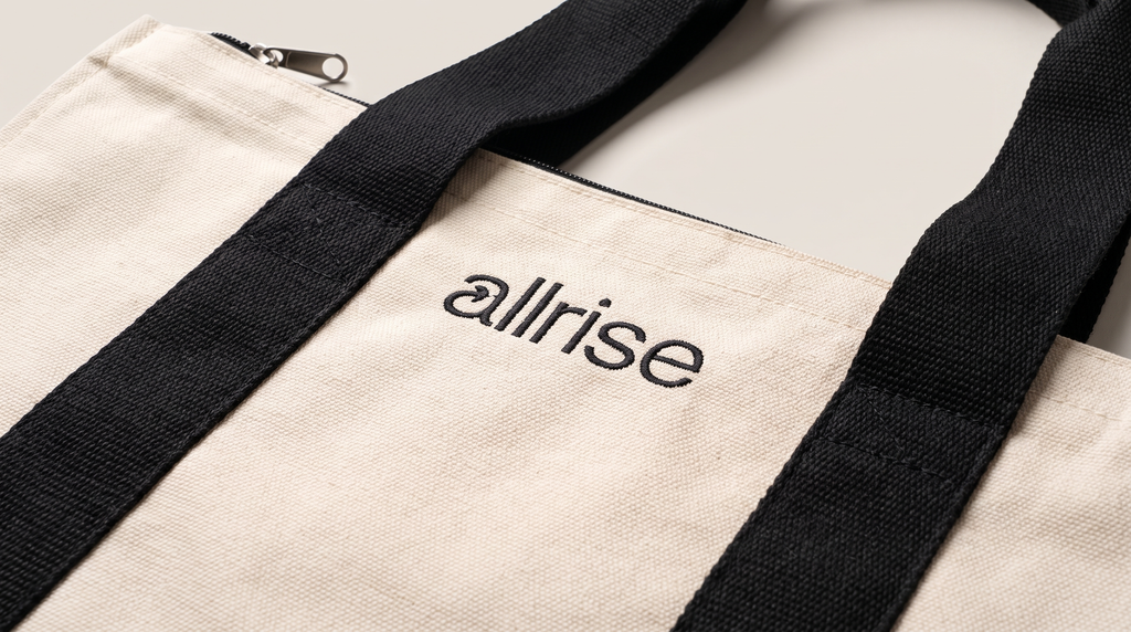 Everyday Canvas Tote - Black Strap