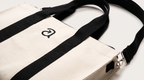 Everyday Canvas Tote - Black Strap