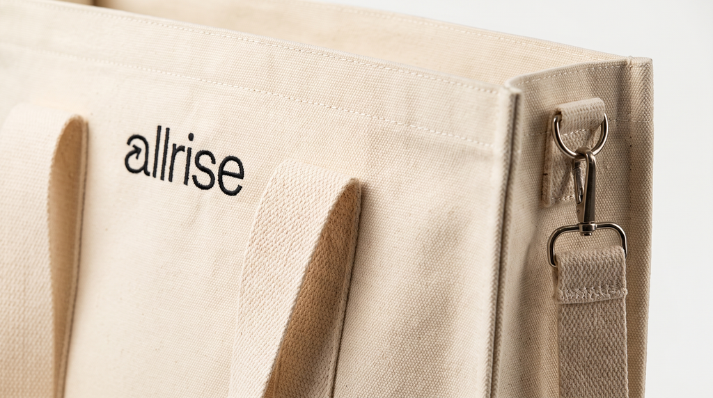 Everyday Canvas Tote - White Strap