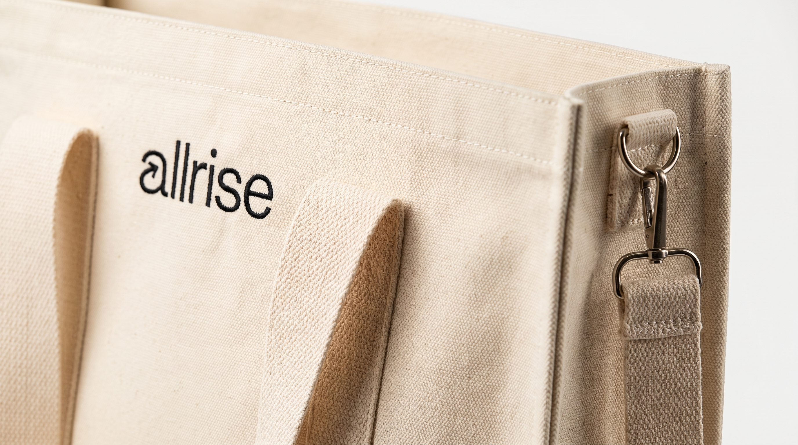 Everyday Canvas Tote - White Strap