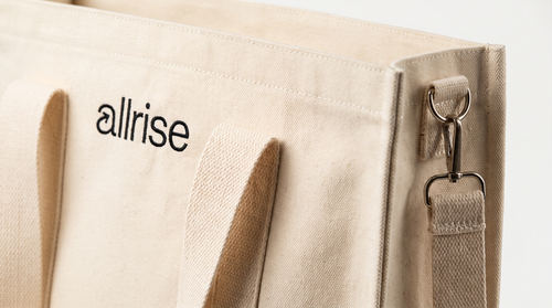 Everyday Canvas Tote - White Strap