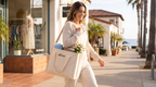 Everyday Canvas Tote - White Strap