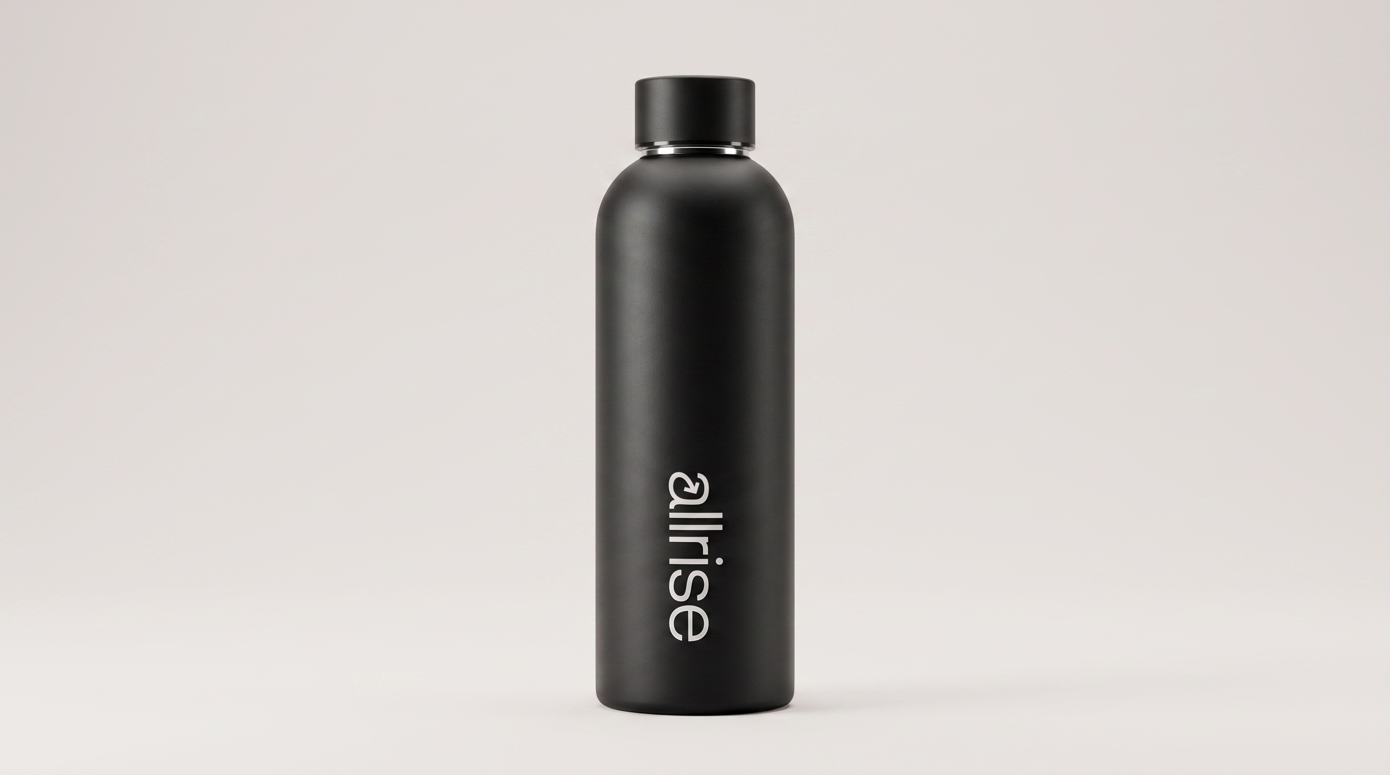 Matte Black Insulated Water Bottle