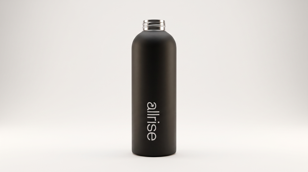 Matte Black Insulated Water Bottle